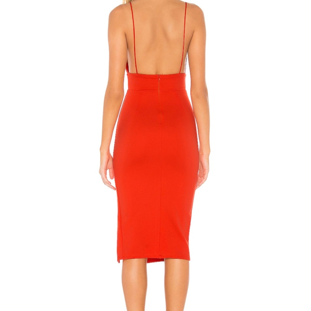 SUPERDOWN Trista Cut Out Dress in Poppy.